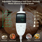 Folding Bread Proofing Box with Temp Control(50-122℉) & 48H Timer, Dough Proofer