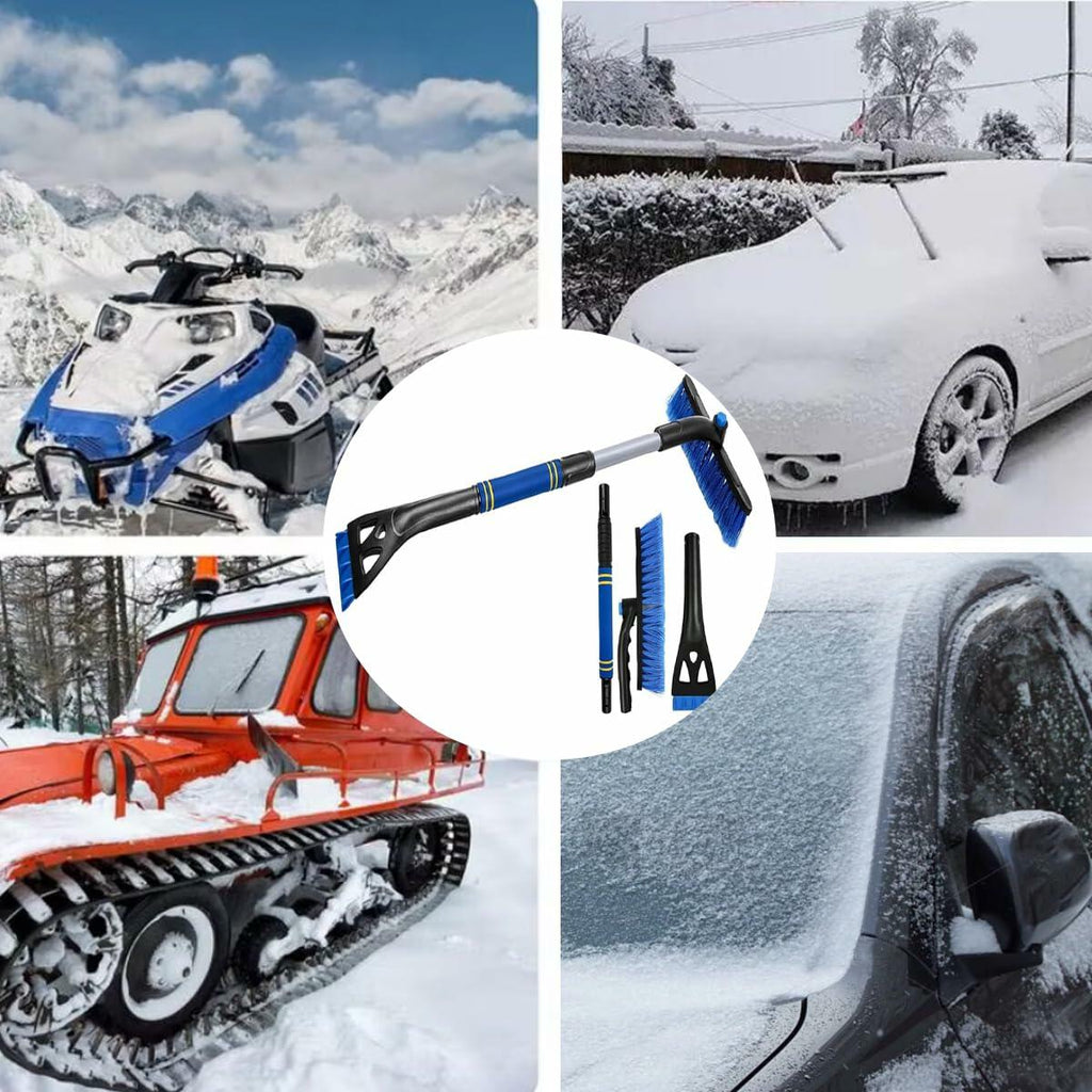 Extendable Snow Brush & Ice Scraper for Car Windshield – 25" to 31.5"