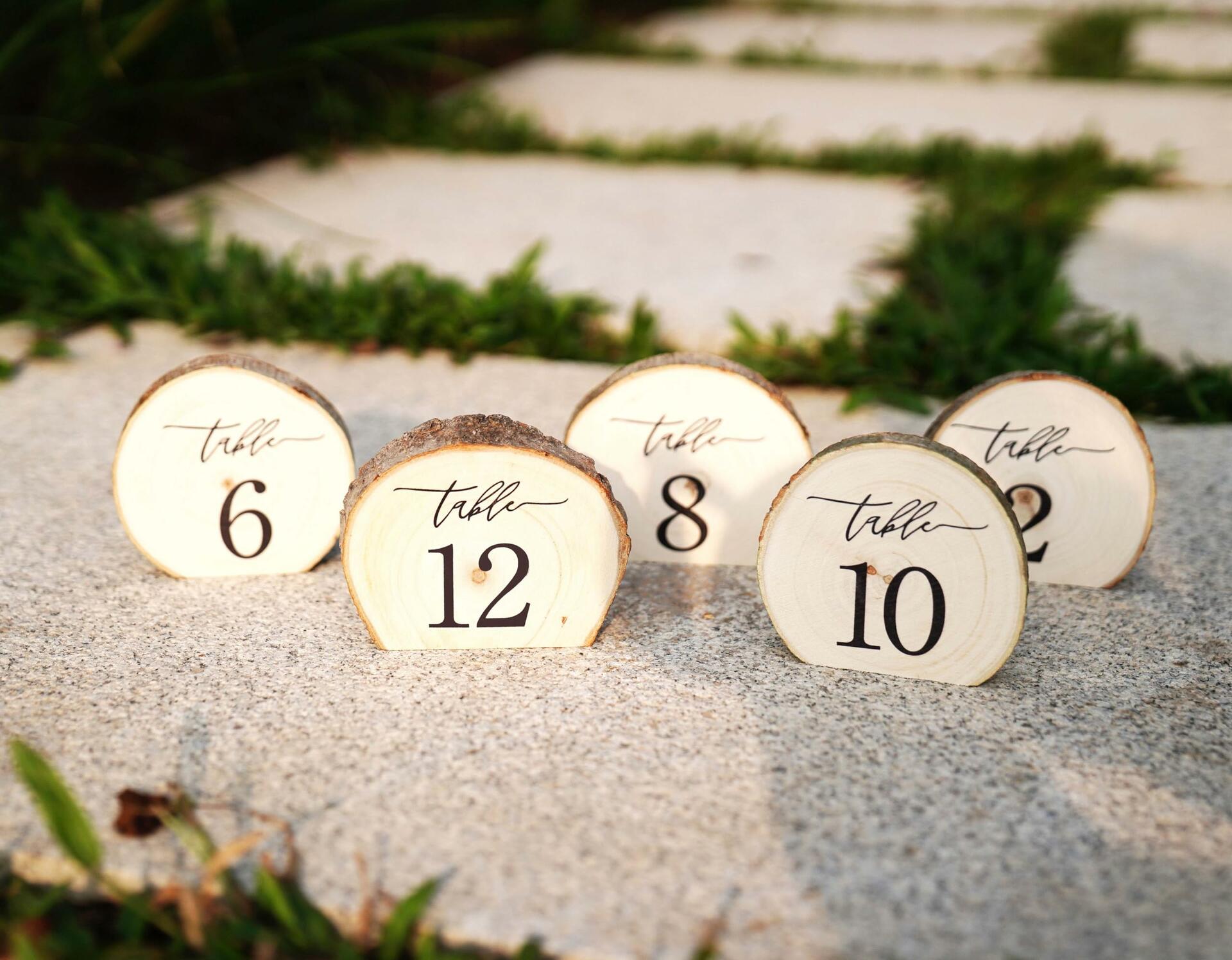 Wooden Table Numbers, 1-10 Wedding Table Numbers, Table Numbers 1-10 Perfect for