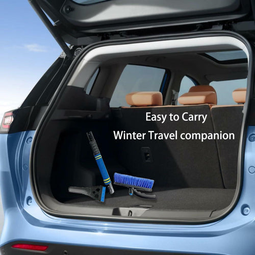 Extendable Snow Brush & Ice Scraper for Car Windshield – 25" to 31.5"