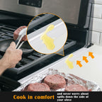 2 PACK Silicone Stove Counter Gap Cover Kitchen Counter Gap Filler Transparent