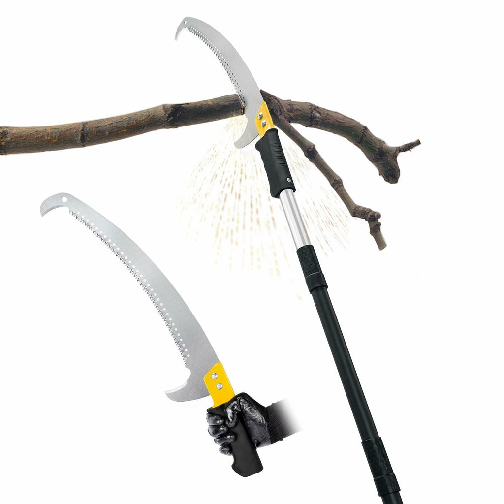 BlumeTrec 11FT Pole Saw with Adjustable Length for Tree Trimming, Lightweight