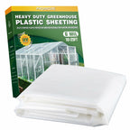 PROMORE 6 Mil Plastic Sheeting 10x25 FT Clear, Greenhouse Plastic Sheeting Heavy