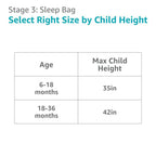 Love to Dream Extra Warm Toddler Sleep Bag (18-36 Mo), Super Soft Temp