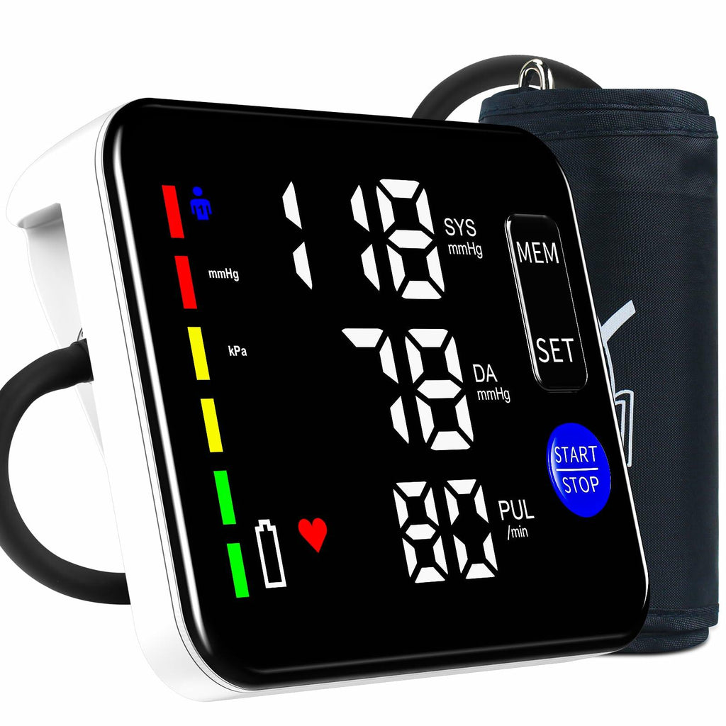 GUAEVER Blood Pressure Monitor Rechargeable Upper Arm Blood Pressure Monitors
