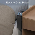 VERPROOF Biometric Gun Safe for Handgun Drop Down Pistol Safe, Smart Pistol Safe