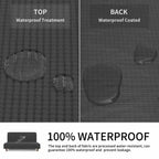 Easy-Going 100% Waterproof Futon Cover, Dual Waterproof Couch Cover for Futon,