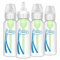 4 PABK Dr. Brown's Natural Flow Anti-Colic Options+ Narrow Baby Bottle, 8 oz/250