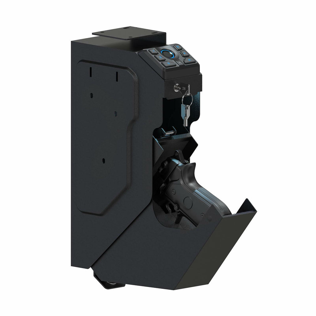 VERPROOF Biometric Gun Safe for Handgun Drop Down Pistol Safe, Smart Pistol Safe