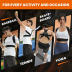 Floiax Posture Corrector for Men and Women, Breathable Back Brace, Lumbar