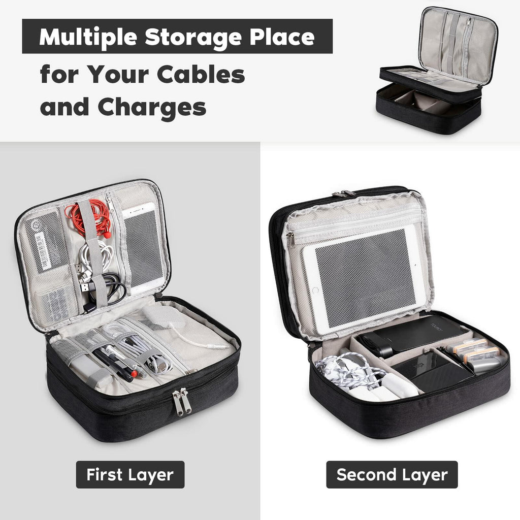 OrgaWise Electronics Organizer, Electronic Accessories Bag Travel Cable