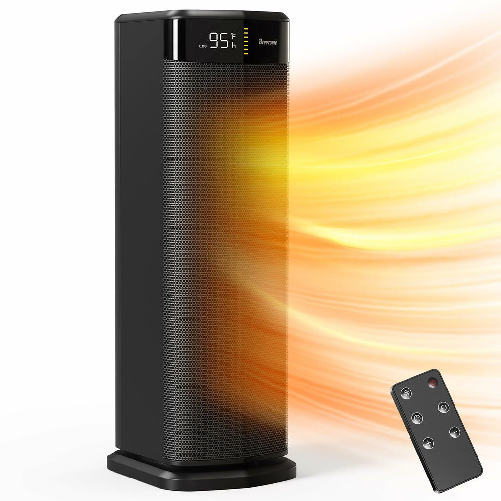 BREEZOME Space Heater for Indoor Use, 1500W Fast Heating Electric Heater with