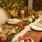 Valery Madelyn 6 Feet Pre-Lit Christmas Garland with Lights for Mantle, Lighted