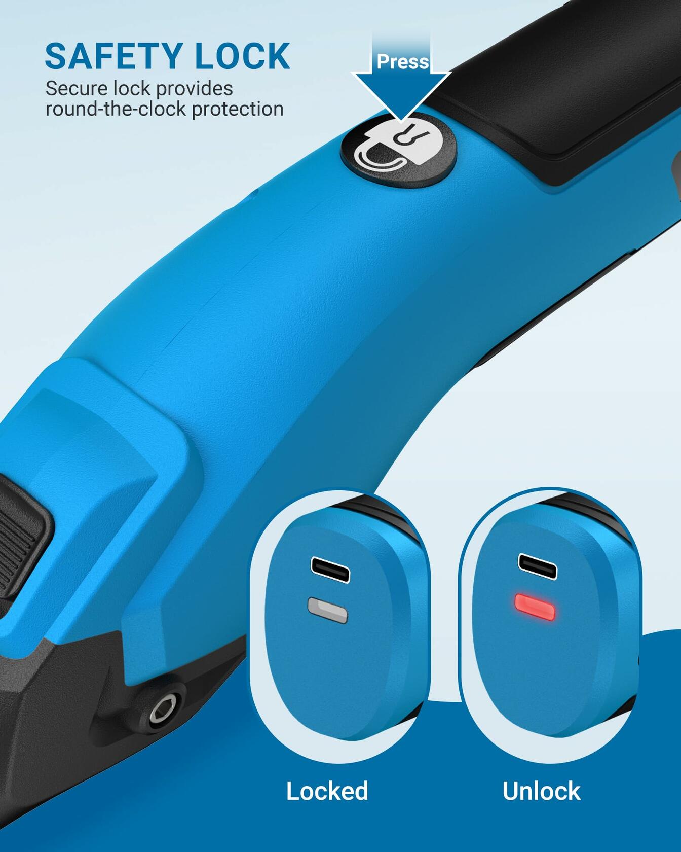 VLOXO Cordless Cardboard Cutter, 4V Rechargeable Electric Scissors Carpet Super