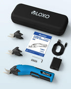 VLOXO Cordless Cardboard Cutter, 4V Rechargeable Electric Scissors Carpet Super