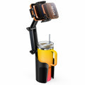TAZENI 2-in-1 Cup Holder Cell Phone Holder for Your Car Bottle Friendly Cup Cell