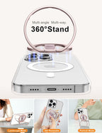 EWA MagOne 3rd Gen [Compatible with MagSafe] Phone Grip Stand with Finger Strap,