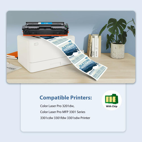 Aililiya 218A Toner Cartridges 4 Pack 3201dw MFP 3301fdw Toner Compatible for