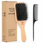 Hair Brush Boar Bristle Hairbrush for Thick Curly Thin Long Short Wet or Dry