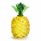 KRISININE Glass Fruit Decor Crystal Pineapple Figurine Collectibles Hand Blown