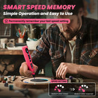 HARDELL Mini Cordless Rotary Tool, 5-Speed 3.7V Rechargeable Rotary Tool Kit
