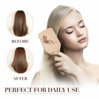 Hair Brush Boar Bristle Hairbrush for Thick Curly Thin Long Short Wet or Dry