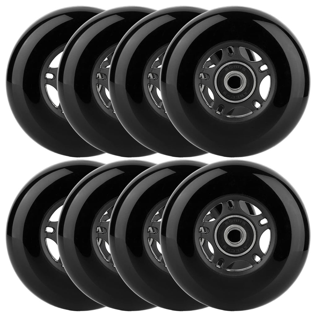 WHEELCOME Inline Skate Wheels Outdoor & Indoor Blade Roller Skate Wheels 85a