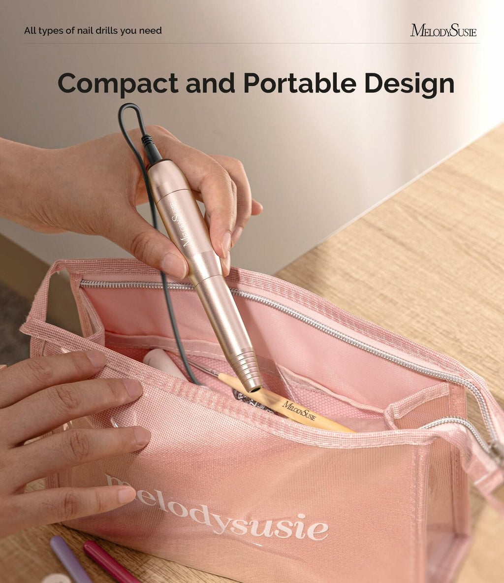 MelodySusie Pen-Shaped Portable USB Nail Drill, PC120I 20000RPM Electric Nail