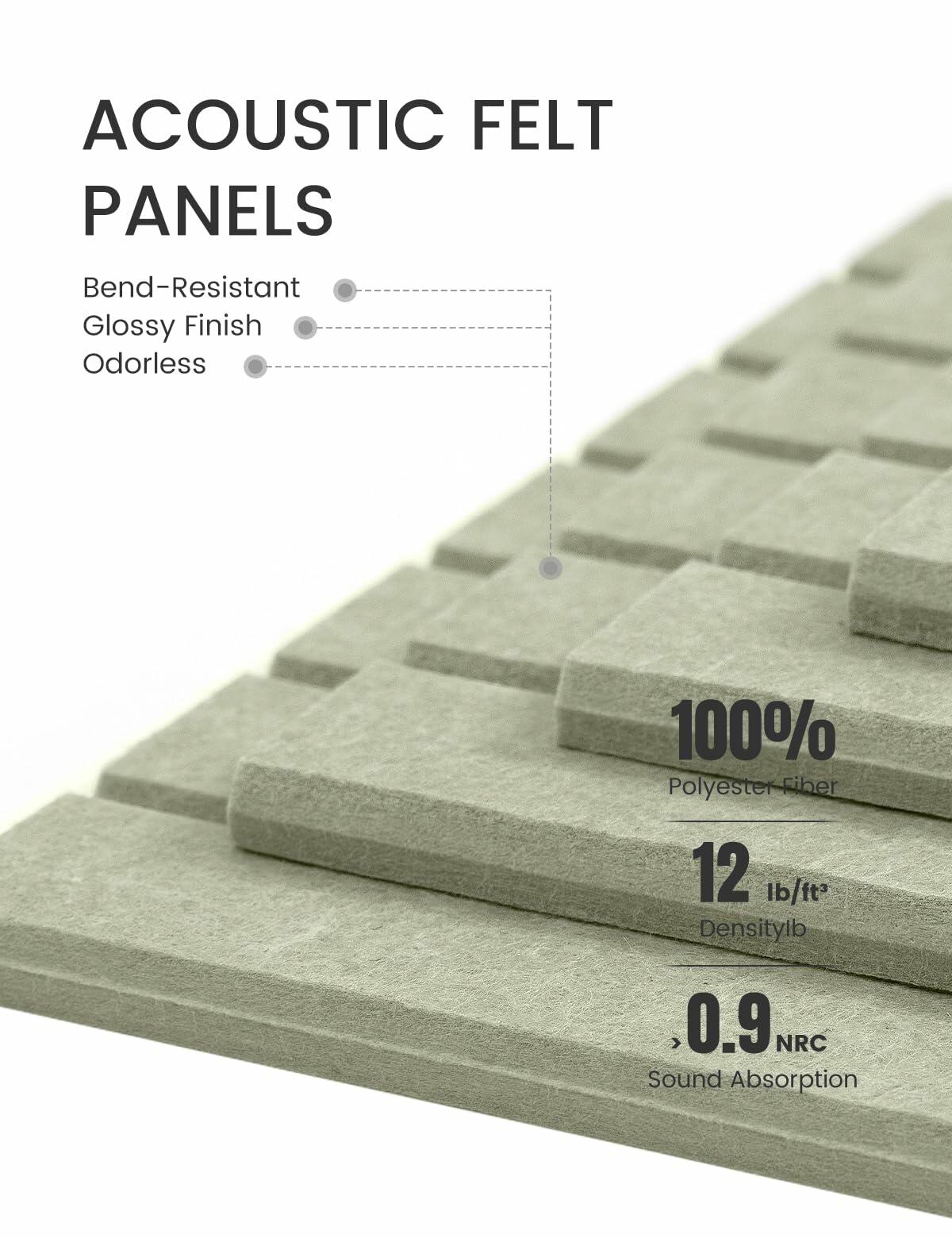 Fluxynara Large Felt Bulletin Board 48" x 36" Cork Board Alternative-12 Pack