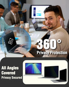 F FORITO Magnetic Laptop Privacy Screen 15.6 inch 16:9, 360° Anti Peeping