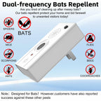 4Pack Upgraded Bat Repellent Deterrent Devices for Attic, Ultrasonic Bat