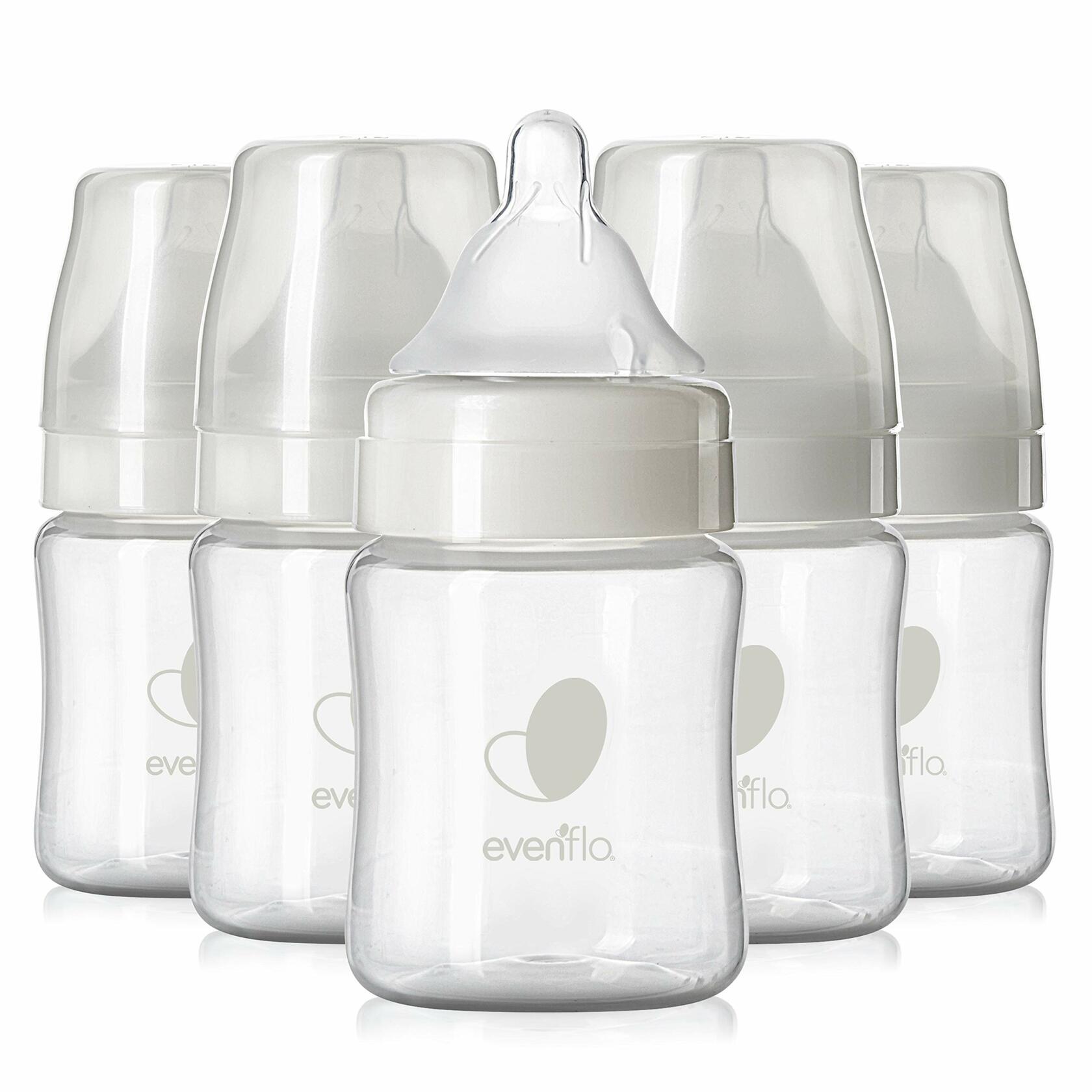 6 PACK Evenflo Feeding Premium Proflo Venting Balance Plus Wide Neck Baby,