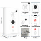 4Pack Upgraded Bat Repellent Deterrent Devices for Attic, Ultrasonic Bat
