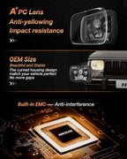 HWSTAR New 180W 1000% Bright H6054 5x7 7x6 Led Headlights Compatible with Jeep