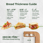 keechee Bread Pilot Adjustable Bread Knife – Upgraded Bread Slicer for Homemade