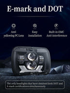 HWSTAR New 180W 1000% Bright H6054 5x7 7x6 Led Headlights Compatible with Jeep