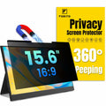 F FORITO Magnetic Laptop Privacy Screen 15.6 inch 16:9, 360° Anti Peeping