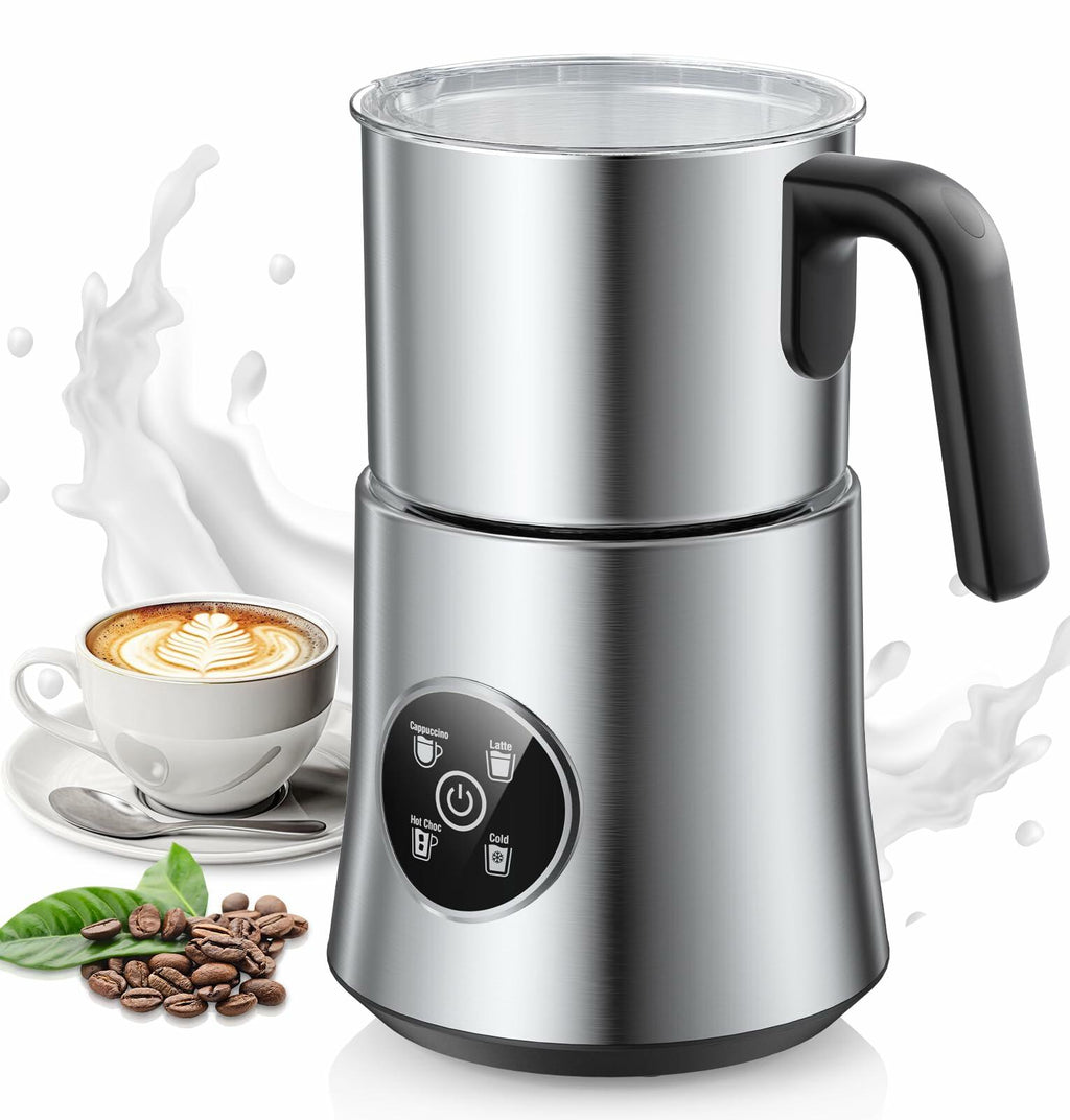 Milk Frother and Steamer, Detachable Electric Milk Frother, 30.44Oz./900ML