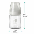 6 PACK Evenflo Feeding Premium Proflo Venting Balance Plus Wide Neck Baby,