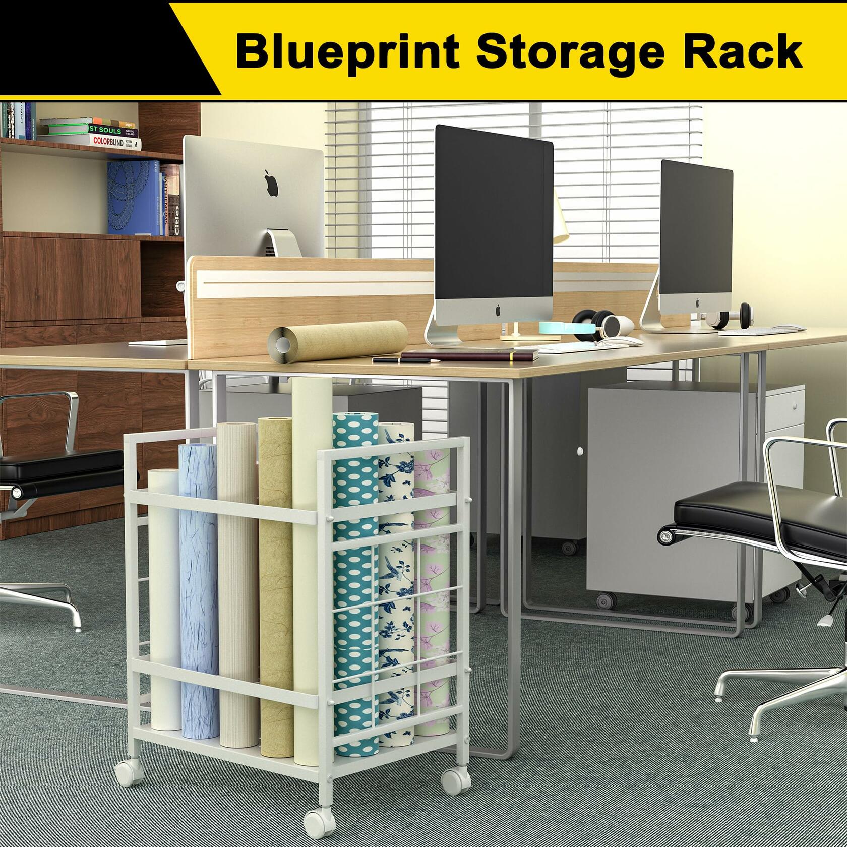 Wrapping Paper Organizer Storage, Wrapping Paper Storage with Wheels, Used for