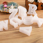 Letter Mold 2.5 inch 26 Pack Letter Mold Letter Resin Mold Alphabet Candle Mold