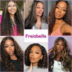 Highlight Water Curly Bundles Human Hair Honey Blonde Balayage Virgin Human Hair