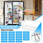 UPGRADED 240356402 Refrigerator Door Bin Compatible with Frigidaire Door Shelf