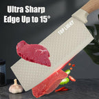 Knife Set, Wiztoynia 6-Piece Khaki Kitchen Knife Set for Home, Anti-Rust