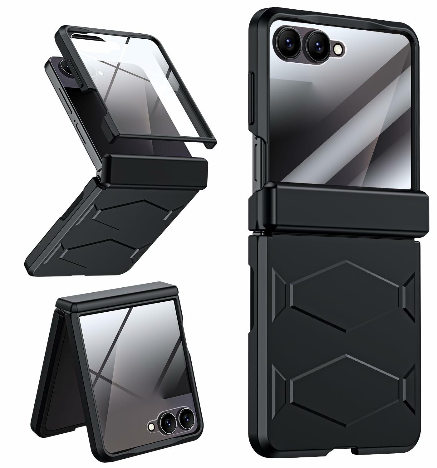 LEIAU Armor case for Samsung Z-Flip-7: Full-Body Military Grade Protective Phone