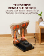 FORLIM Boot Dryer for Work Boots, Shoe Dryer with Heat Blower, Glove Dryer &