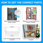 UPGRADED 240356402 Refrigerator Door Bin Compatible with Frigidaire Door Shelf