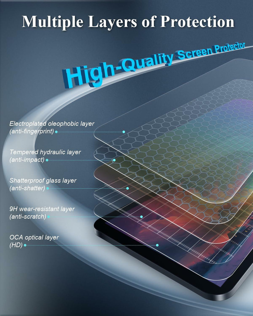 BIBIBO compatible with 2024 2025 2026 Toyota Tacoma Screen Protector 2024 2025