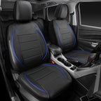CAR PASS Universal FIT Piping Leather Car Seat Cover, for suvs,Van,Trucks,Airbag