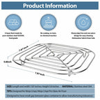 foboko Crisper Rack for Ninja Crispi Air Fryer FN101, Ninja Crispi Accessories,